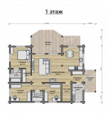 Дом из клееного бруса VZ-479